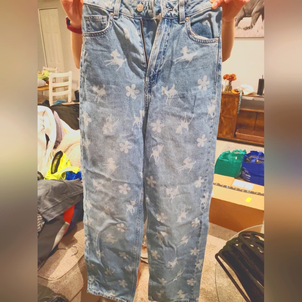 Vintage bambi disney jeans
